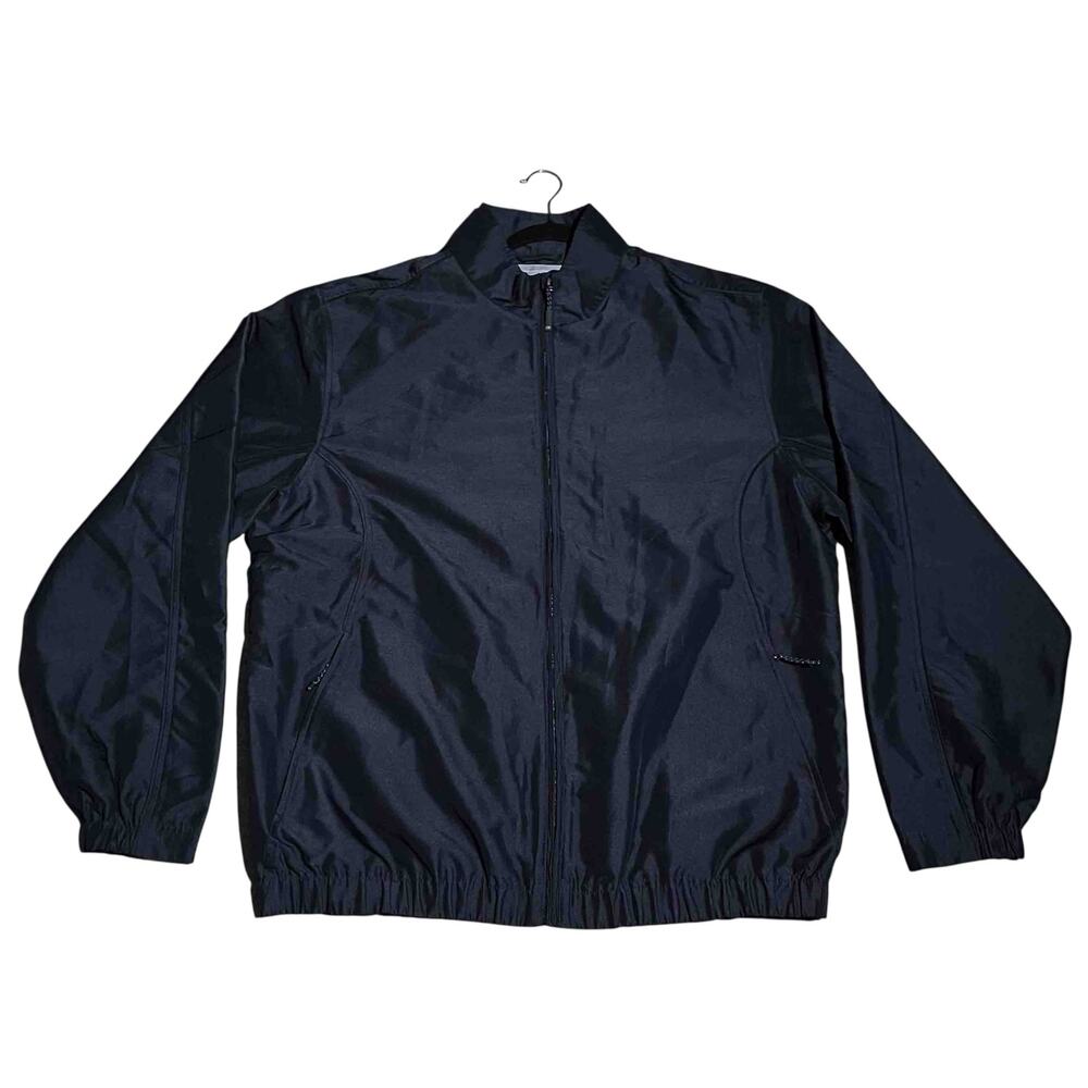 Cutter & Buck Men's CB WindTec Beacon Full Zip Jacket Size L Navy Windbreaker